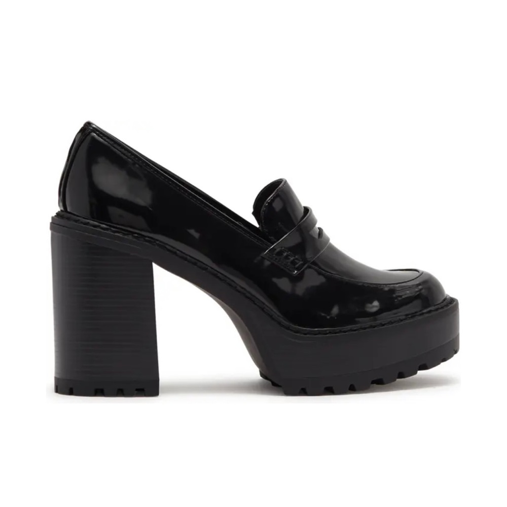 Kassidy Lug Sole Patent Penny Loafer block heel
MADDEN GIRL NEW